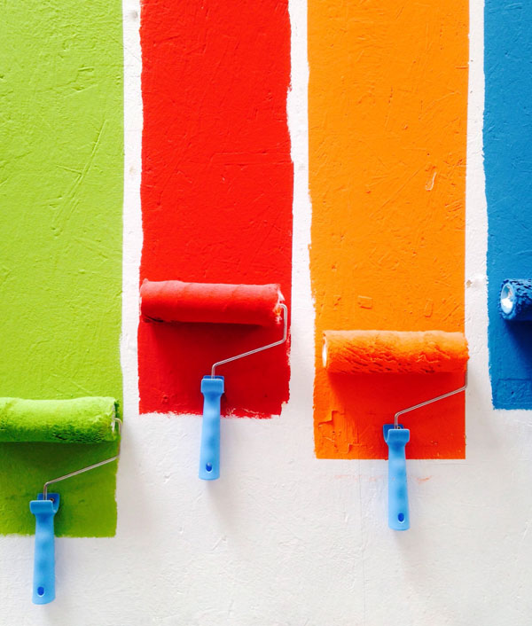 Painting and fabric
